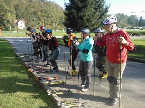 Szkolenie na nartorolkach